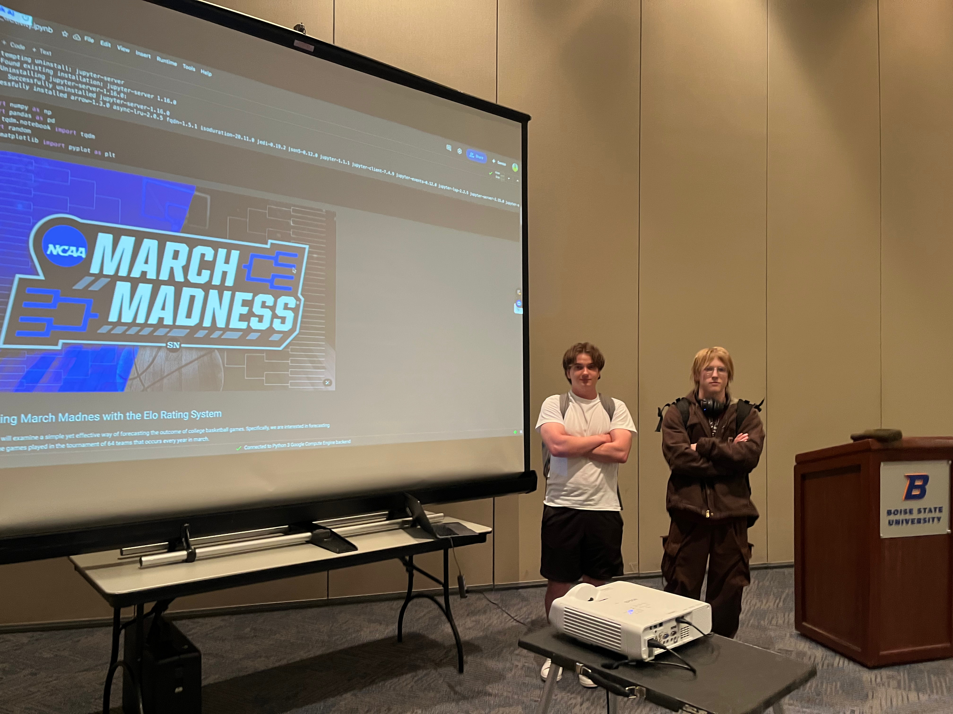 Us after the hackathon